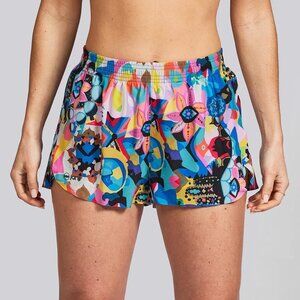 Janji Flower Trippy Colorful W's 2" AFO Split Running Shorts XXS